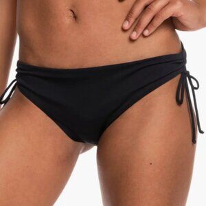 Roxy Beach Classics Side Tie Hipster Bikini Bottoms – Black (Large)